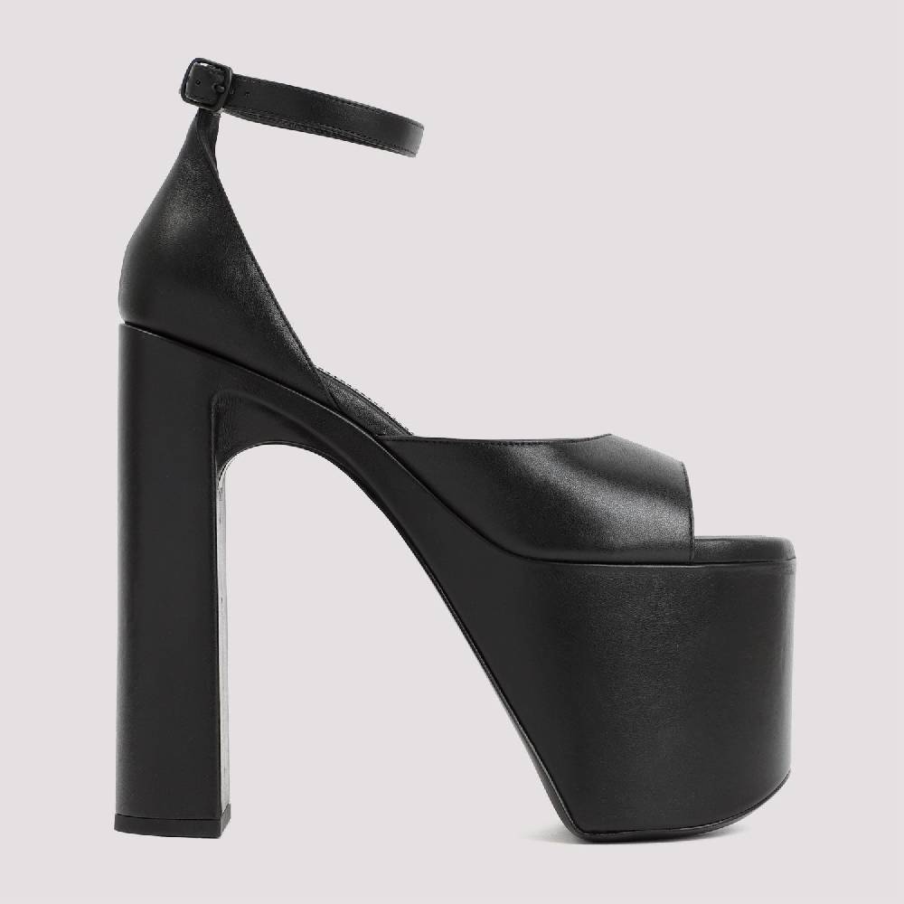 BALENCIAGA  Sandali con Tacco e Plateau Nero Balenciaga 16cm Nuovo