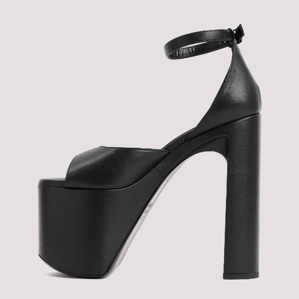 BALENCIAGA  Sandali con Tacco e Plateau Nero Balenciaga 16cm Nuovo