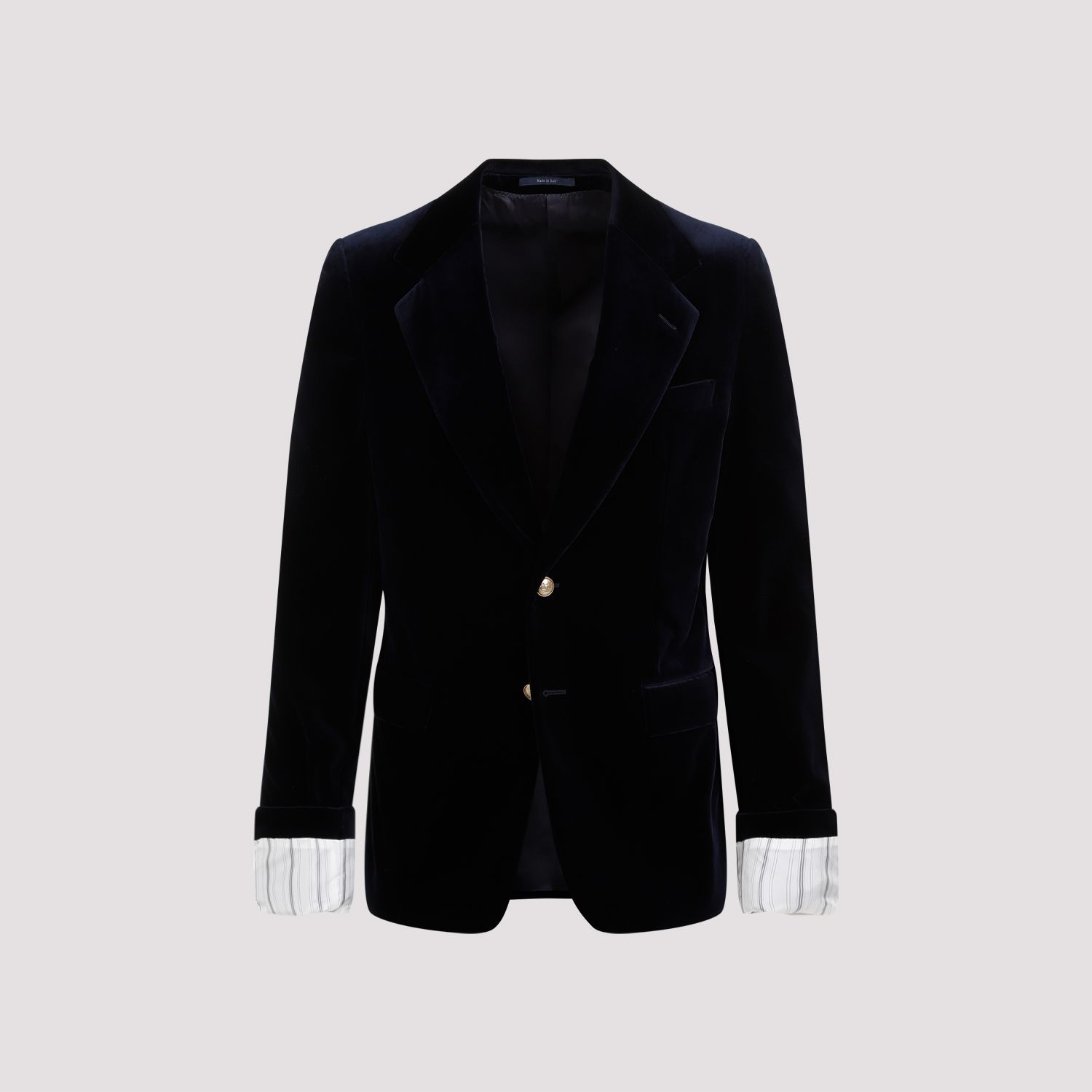 GUCCI  Giacca in Velluto Cotone Blu GUCCI Caspian Uomo Vendita