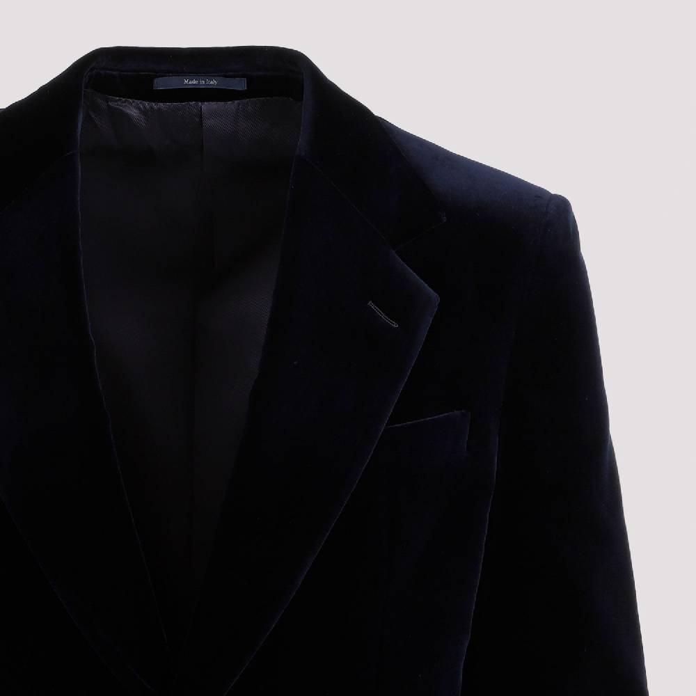 GUCCI  Giacca in Velluto Cotone Blu GUCCI Caspian Uomo Vendita
