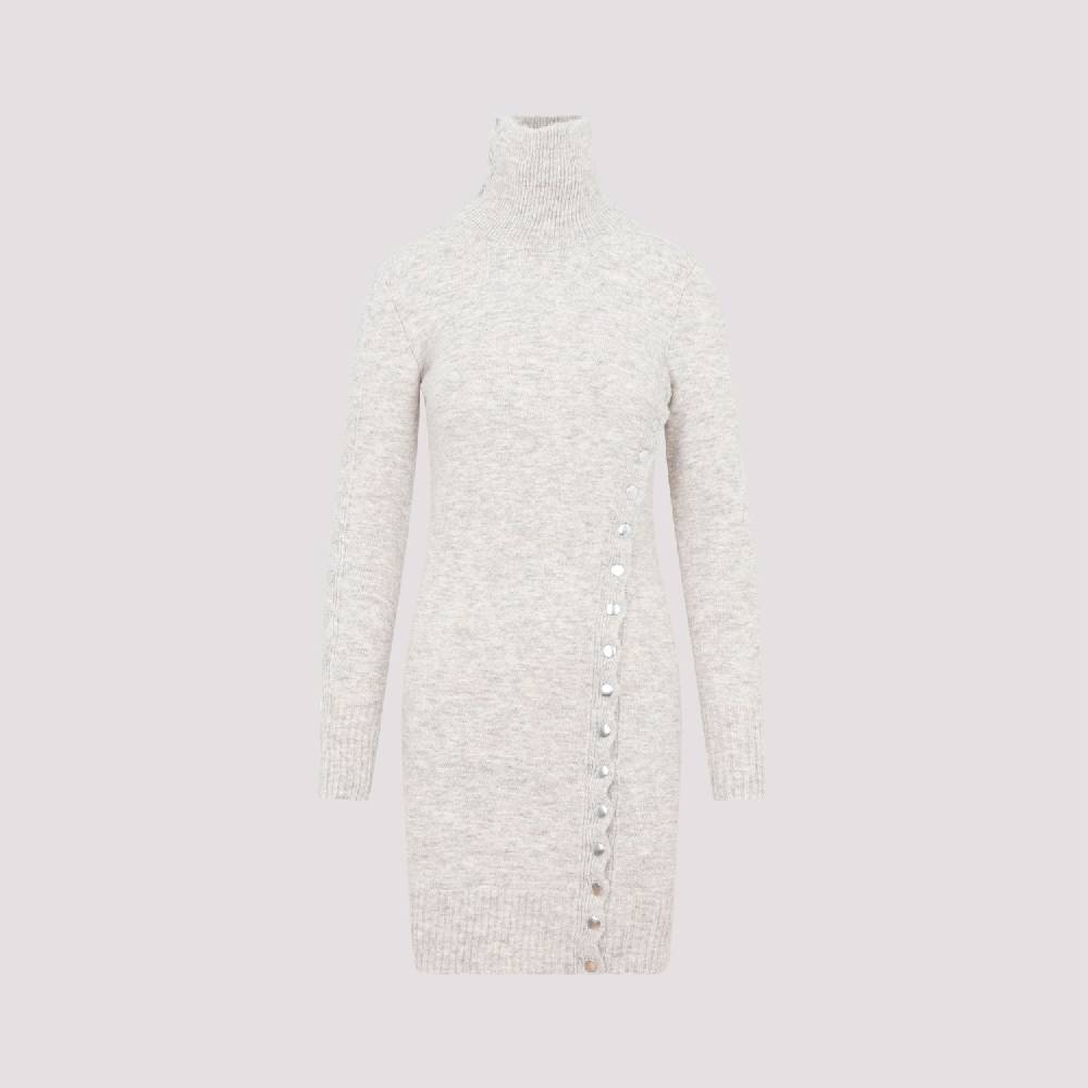 ISABEL MARANT  Abito Marina Beige Misto Lana ISABEL MARANT Spedizione Gratuita
