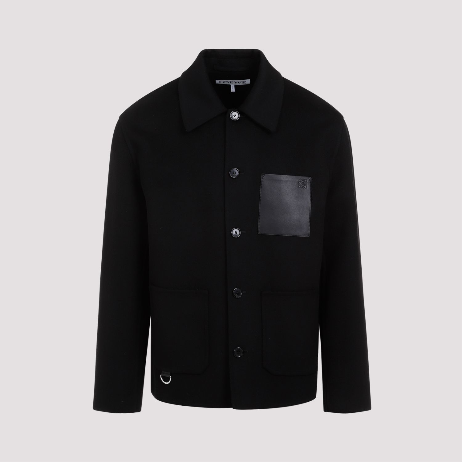 LOEWE  Giacca da Lavoro Uomo Loewe in Lana e Cashmere Nera Negozi Online