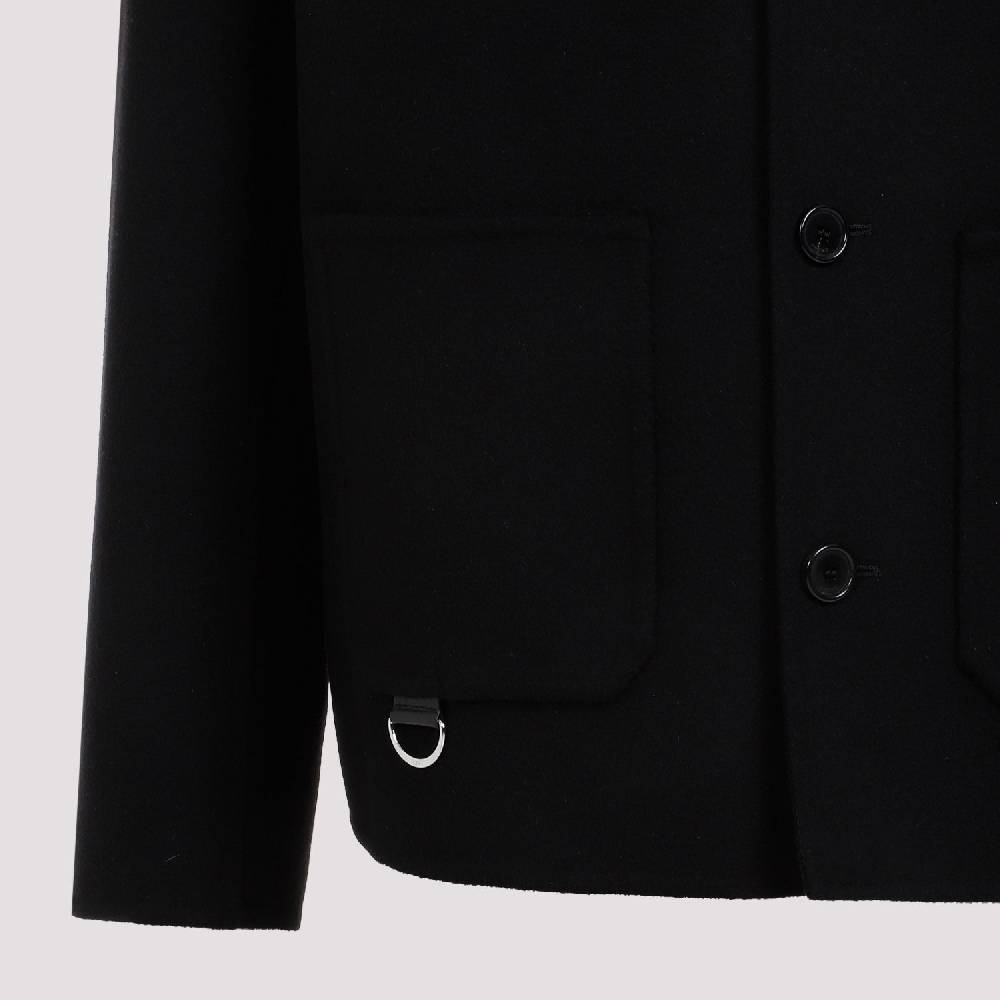 LOEWE  Giacca da Lavoro Uomo Loewe in Lana e Cashmere Nera Negozi Online