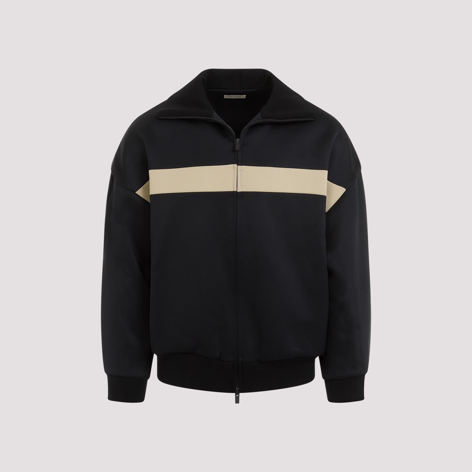 FEAR OF GOD  Giacca Uomo Fear of God Nera in Nylon con Striscia Consegna Veloce