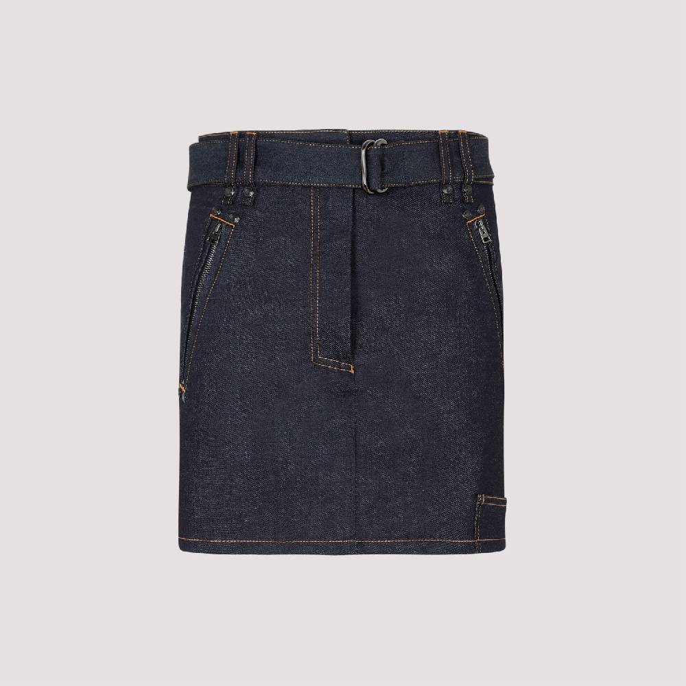 TOM FORD  Gonna Denim Blu in Cotone Misto Tom Ford Sconti questo mese