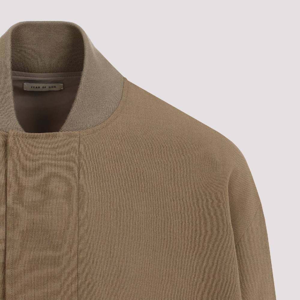 FEAR OF GOD  Bomber Uomo Lana Marrone Fear of God Sottocosto