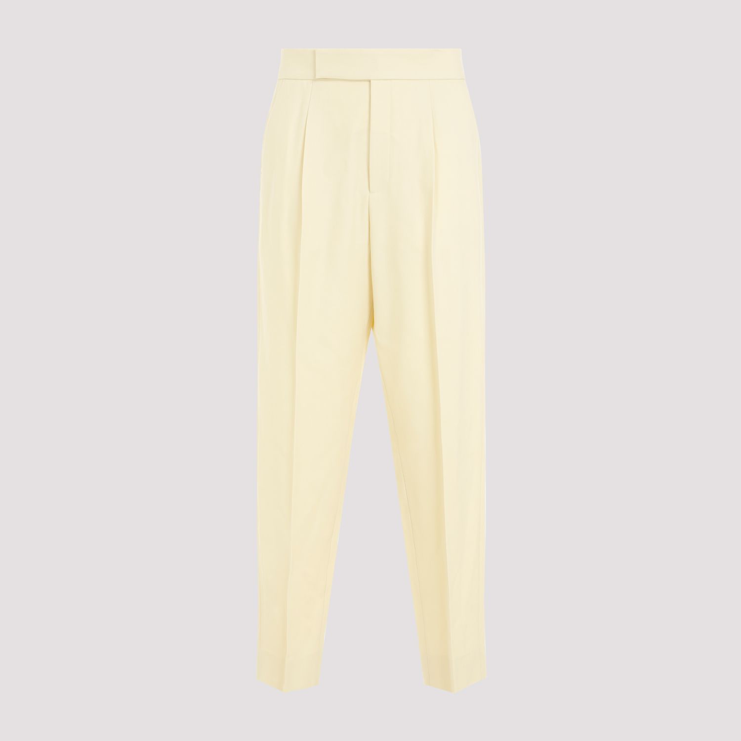 FEAR OF GOD  Pantaloni Plissettati in Lana Crema Fear of God Novità