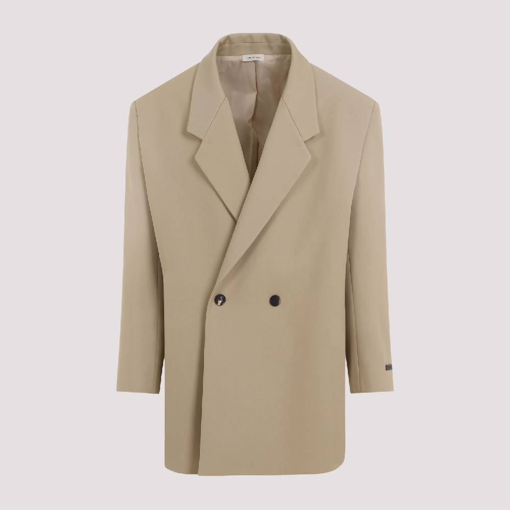 FEAR OF GOD  Blazer Beige in Lana e Cotone Fear of God | Giacche Uomo Presa