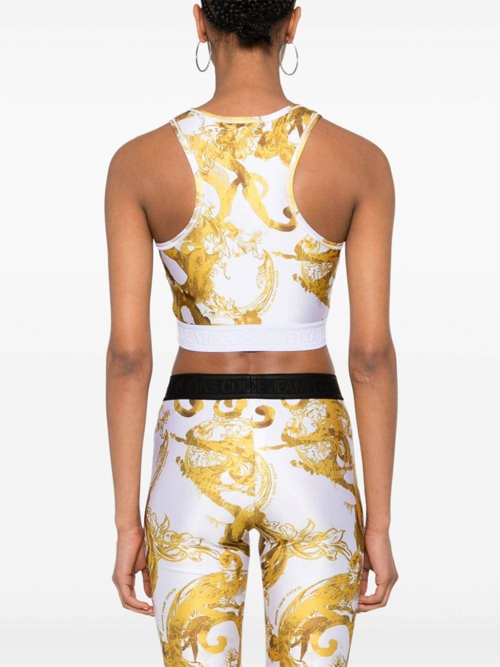 VERSACE JEANS COUTURE  Top Bianco Versace Jeans Couture per Donne Economico