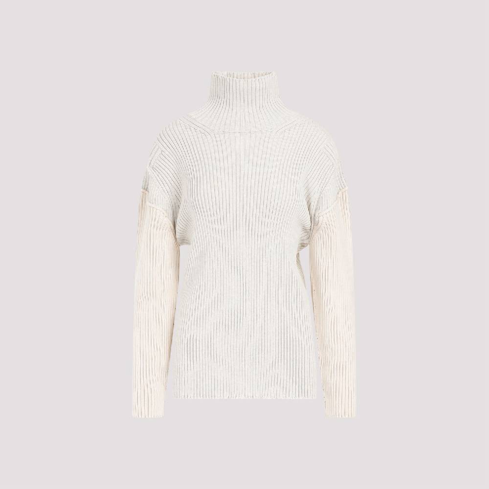 THE ROW  Maglia Costina in Cotone e Cashmere The Row - Nudo I Più Venduti
