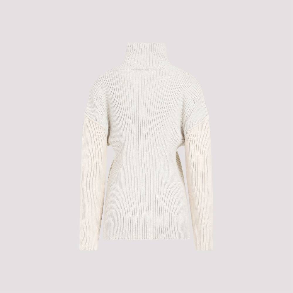 THE ROW  Maglia Costina in Cotone e Cashmere The Row - Nudo I Più Venduti