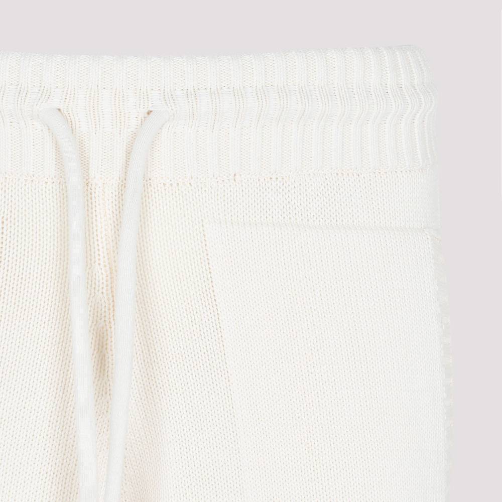 OFF-WHITE  Pantaloni Maglia Diag in Cotone Beige Off-White Vendite Flash