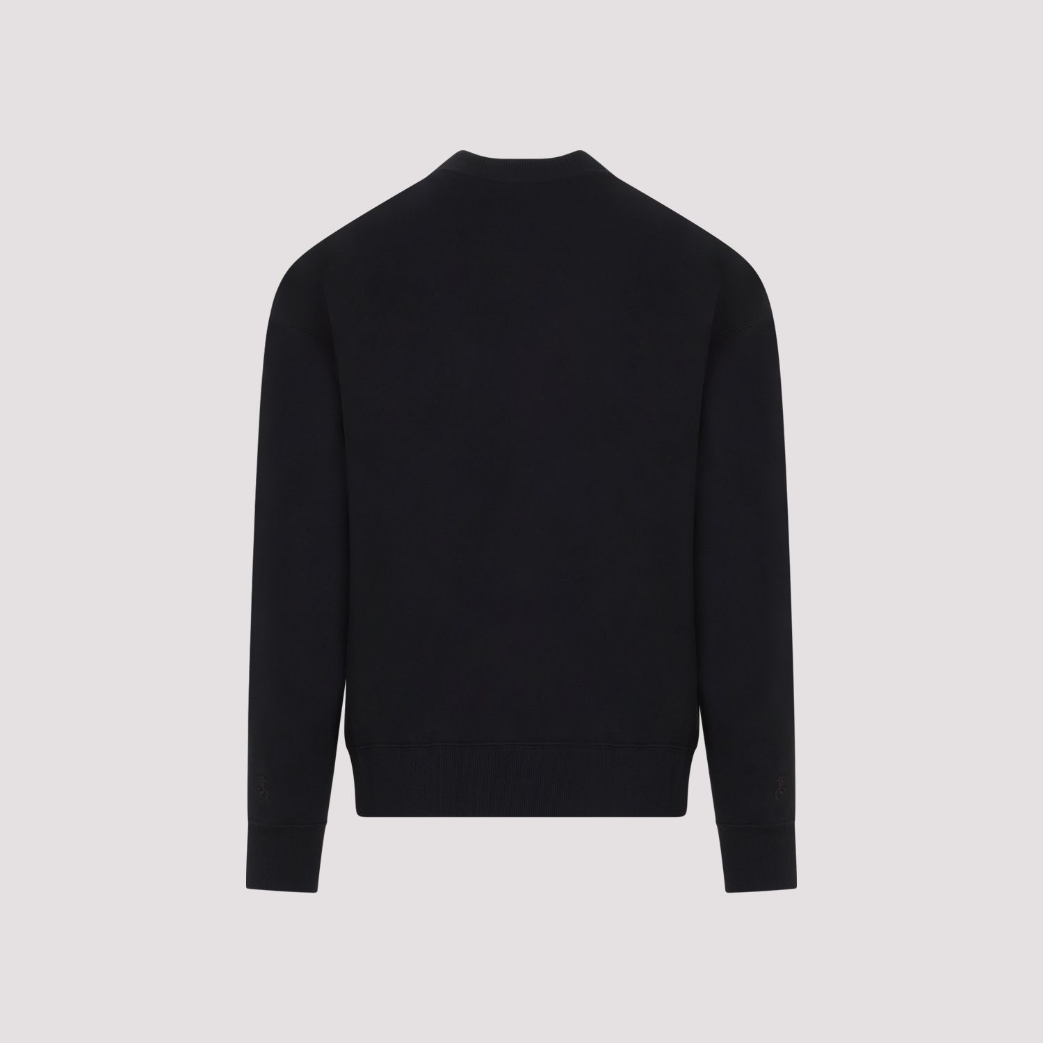 JIL SANDER  Felpa di Cotone Nera Uomo JIL SANDER Spedizione Gratuita