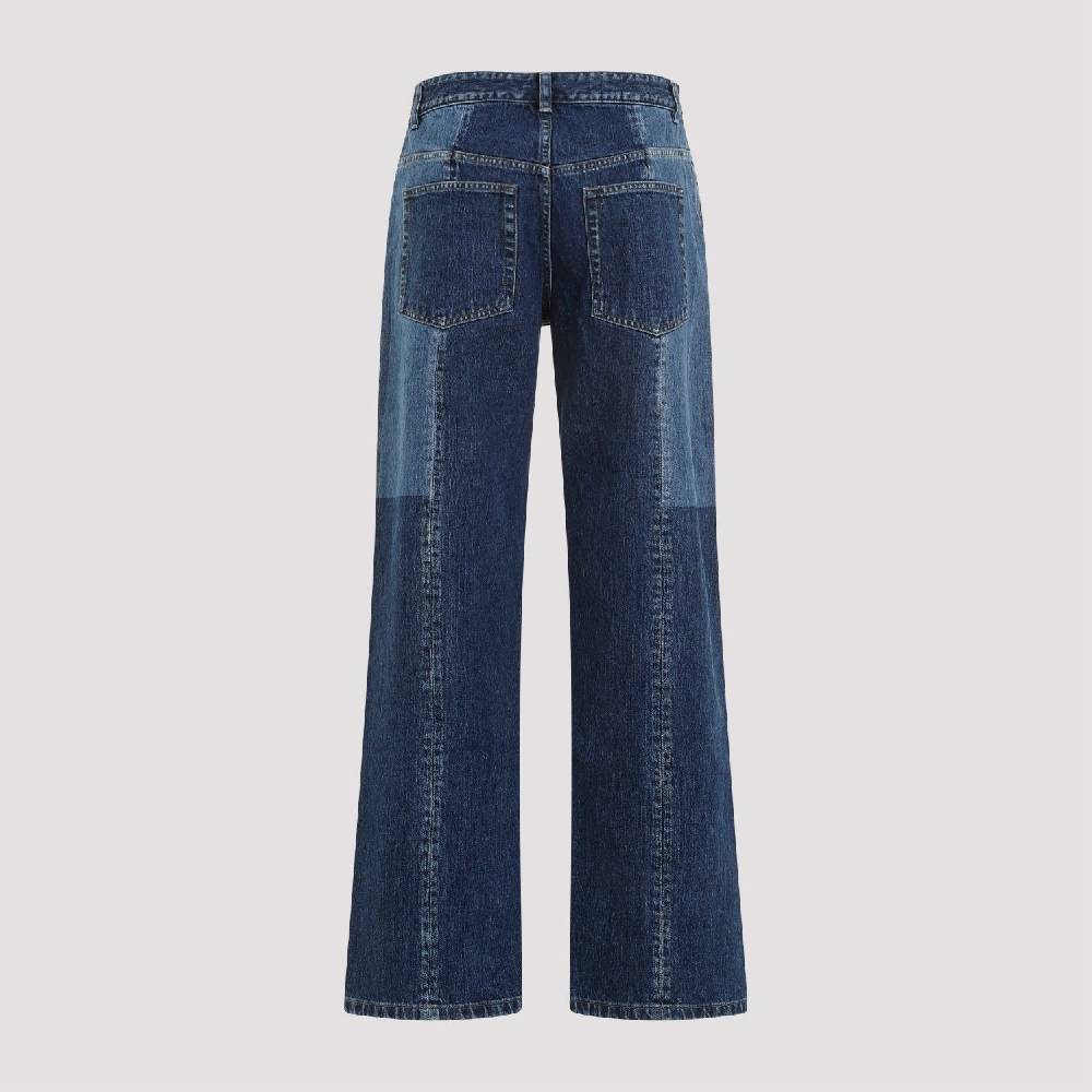 JIL SANDER  Jeans Rilassati Cotone Blu Cobalto Jil Sander - Donna Pezzi Unici