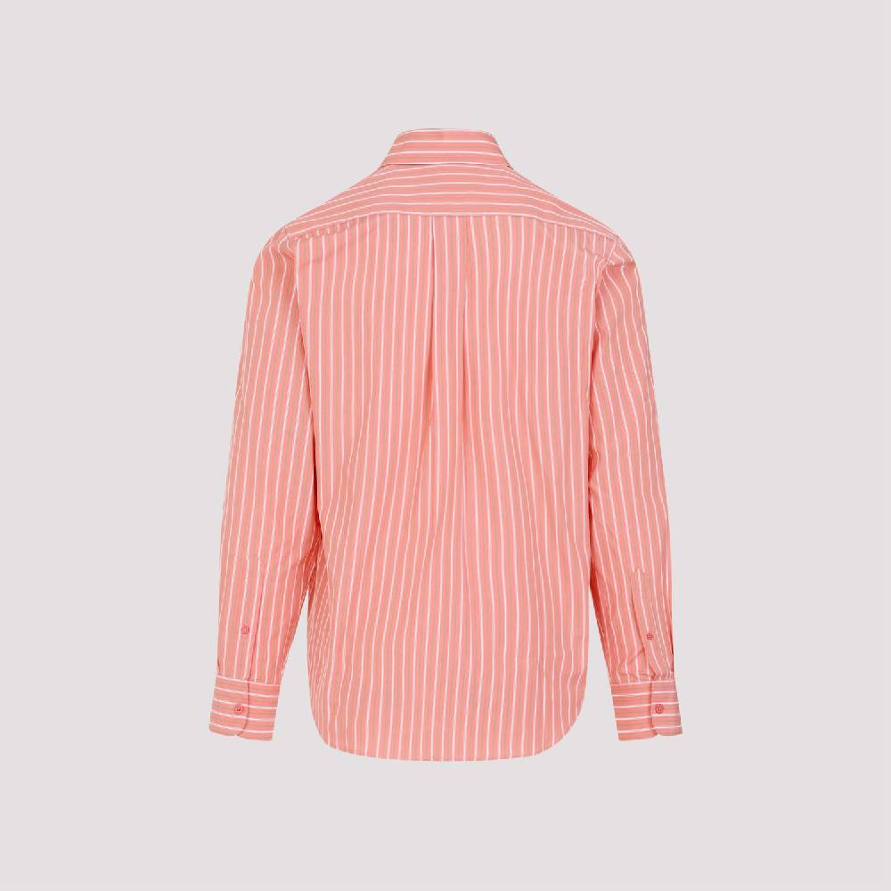 MARTINE ROSE  Camicia a Righe Giallo & Arancio in Cotone per Uomo di Martine Rose Consegna Veloce