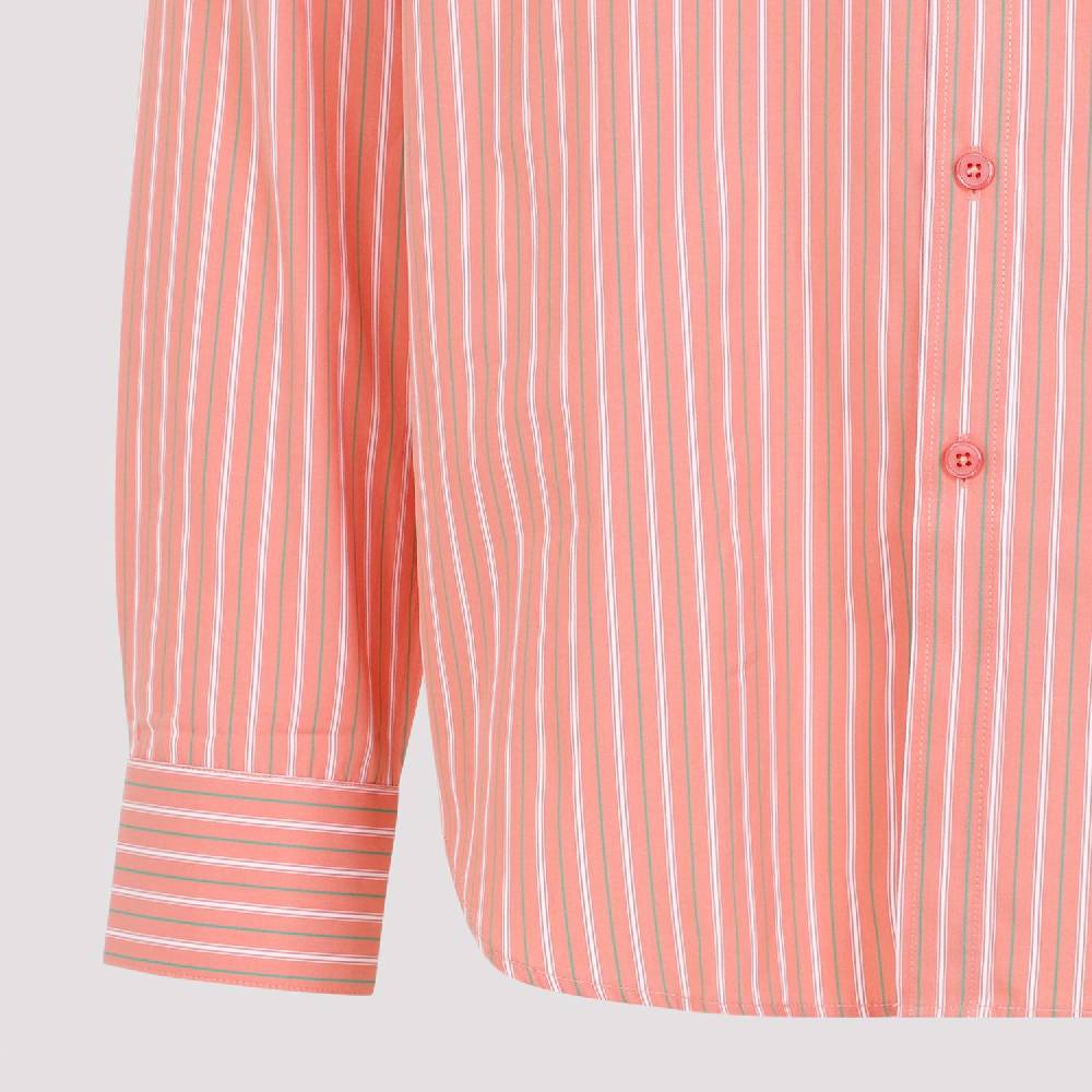 MARTINE ROSE  Camicia a Righe Giallo & Arancio in Cotone per Uomo di Martine Rose Consegna Veloce
