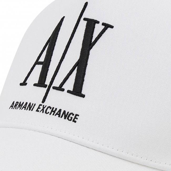 ARMANI EXCHANGE  Cappellino da Baseball Bianco in Cotone Armani Exchange Uomo Shopping Online