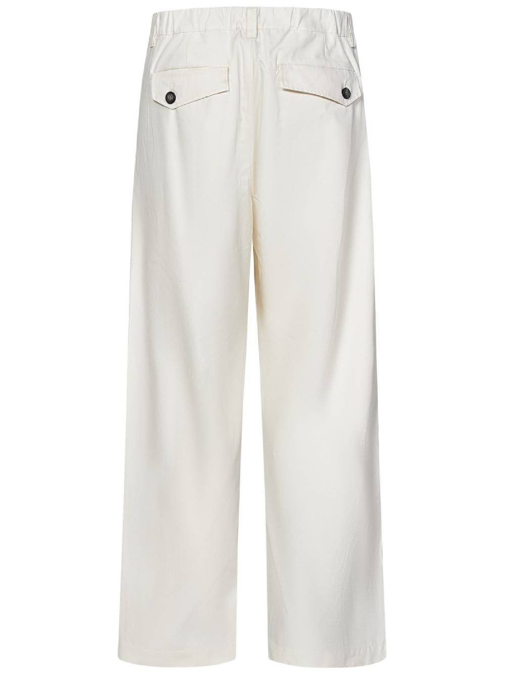 SEASE  Pantaloni Ampio Uomo SEASE in Cotone Bianco Affare Del Giorno