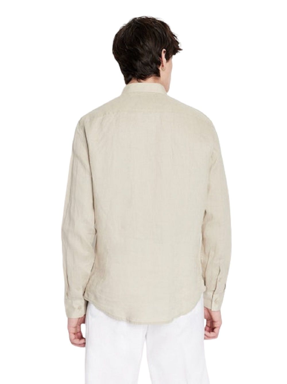 ARMANI EXCHANGE  Camicia di Lino Beige Uomo Armani Exchange Presa