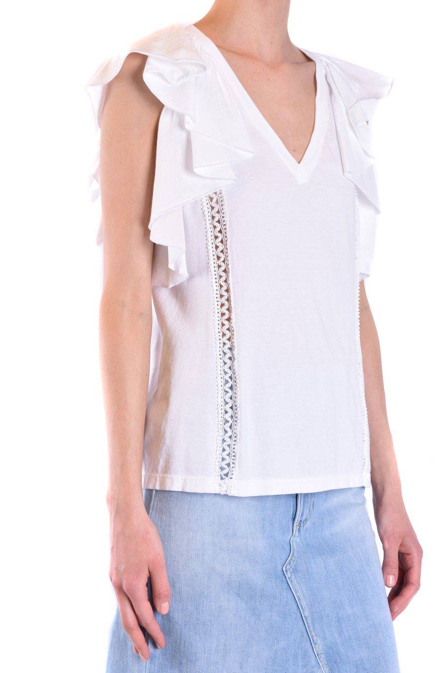 DONDUP  Top Bianco in Cotone DONDUP per Donne Sconto
