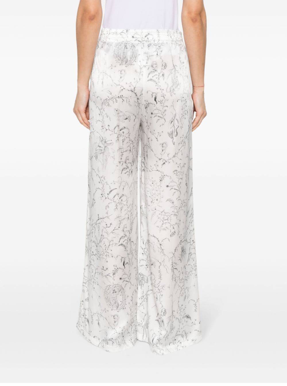 FABIANA FILIPPI  Pantaloni di Seta Bianchi da Donna Fabiana Filippi Hotsell