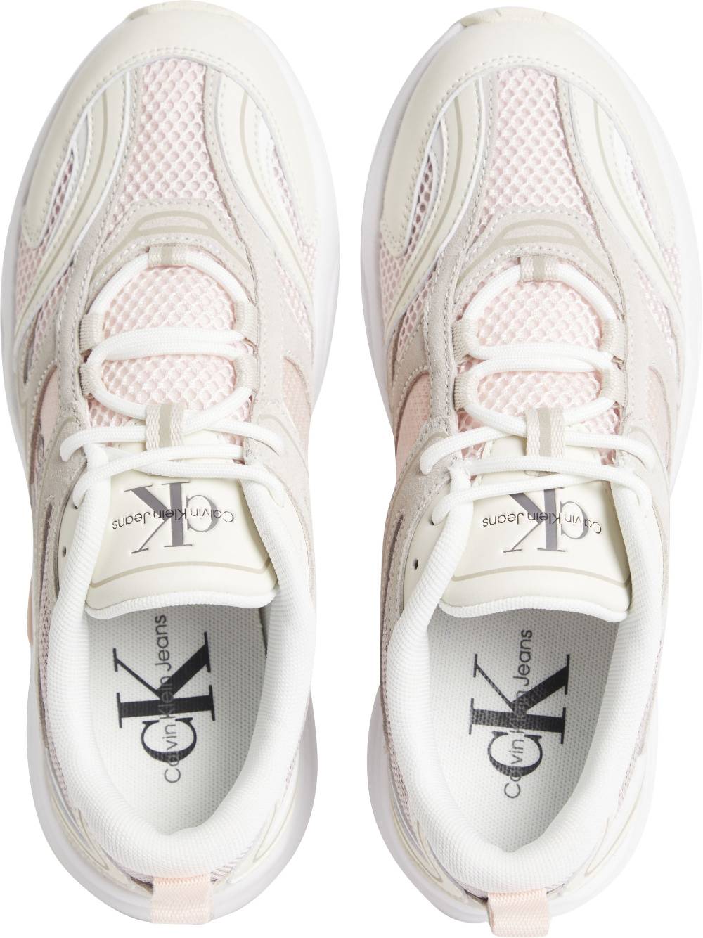 CALVIN KLEIN  Sneakers Donna Calvin Klein Rosa in Poliestere Negozio