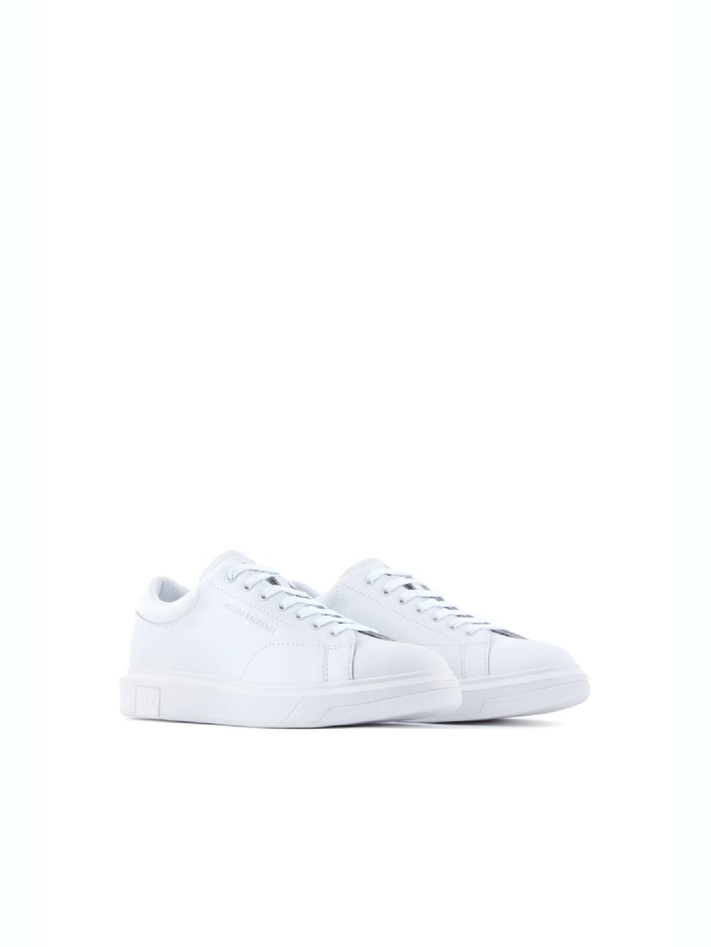 ARMANI EXCHANGE  Sneakers di Pelle Bianca Armani Exchange Uomo Moda