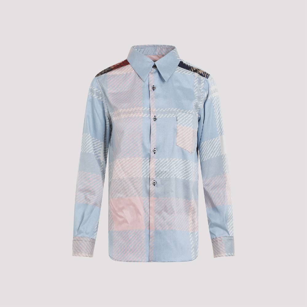 COMME DES GARÇONS  Camicia Tartan Multicolore Comme Des Garçons in Poliestere Acquista Ora