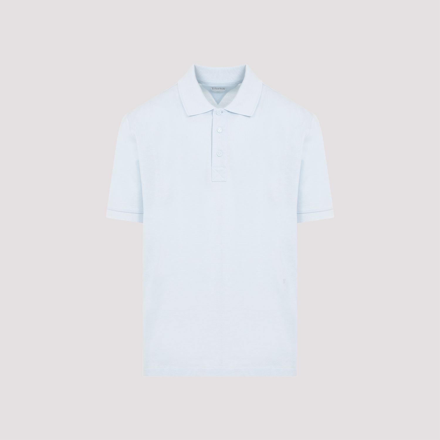BOTTEGA VENETA  Polo in Cotone Blu da Uomo Bottega Veneta Promozione Limitata