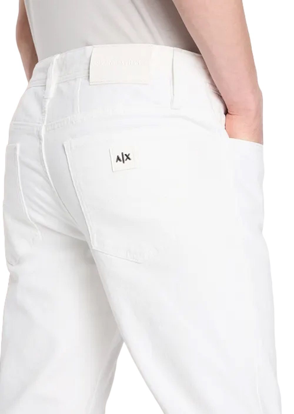 ARMANI EXCHANGE  Jeans Bianchi Elasticizzati da Uomo ARMANI EXCHANGE Fino Al -60%