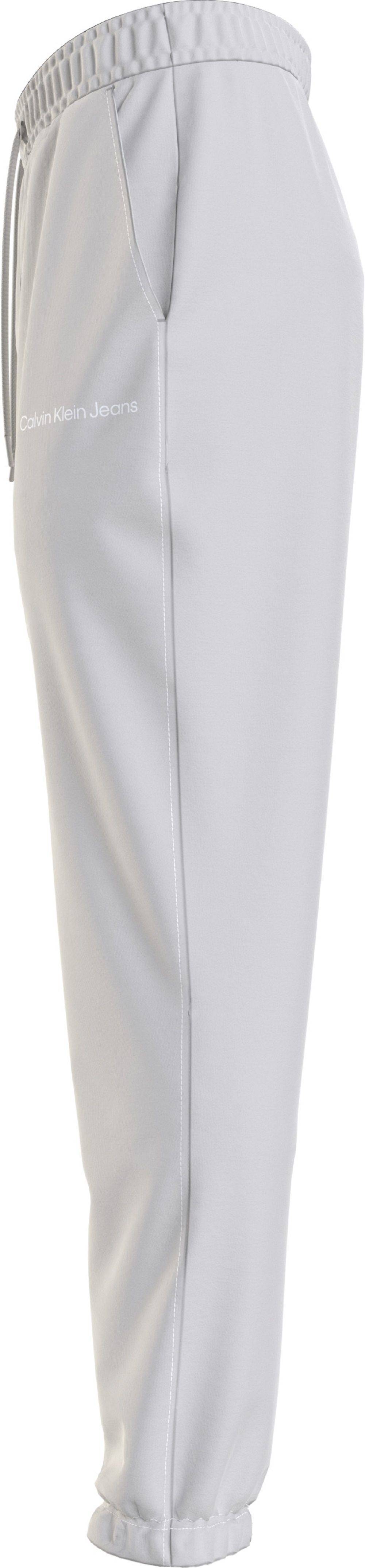 CALVIN KLEIN  Pantaloni Uomo Grigi in Cotone Calvin Klein Novità