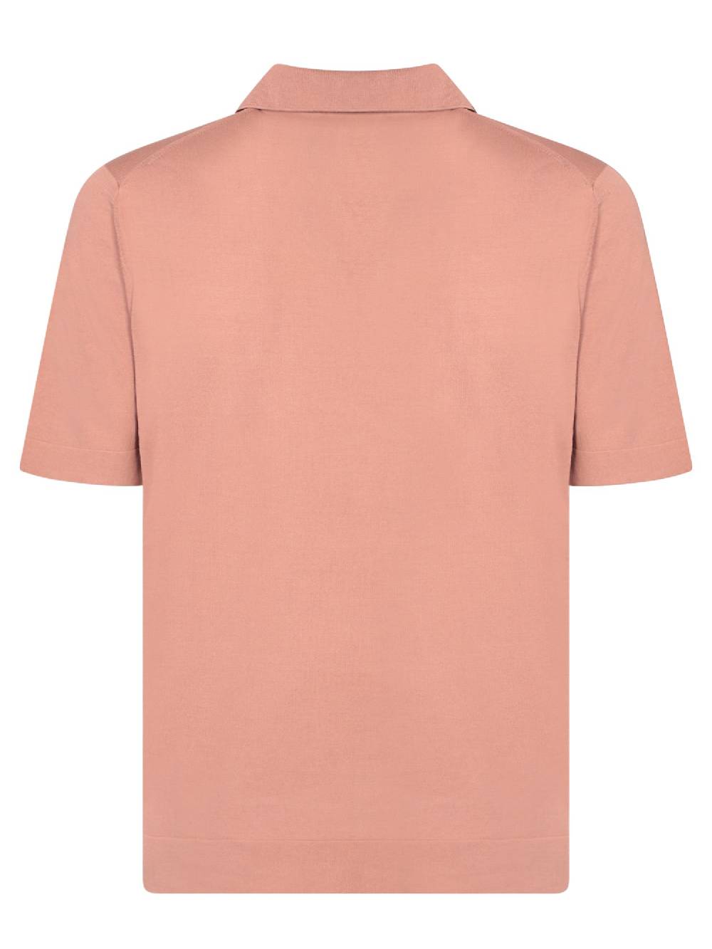 DELL'OGLIO  T-Shirt di Cotone Rosa da Uomo DELL'OGLIO Sconto