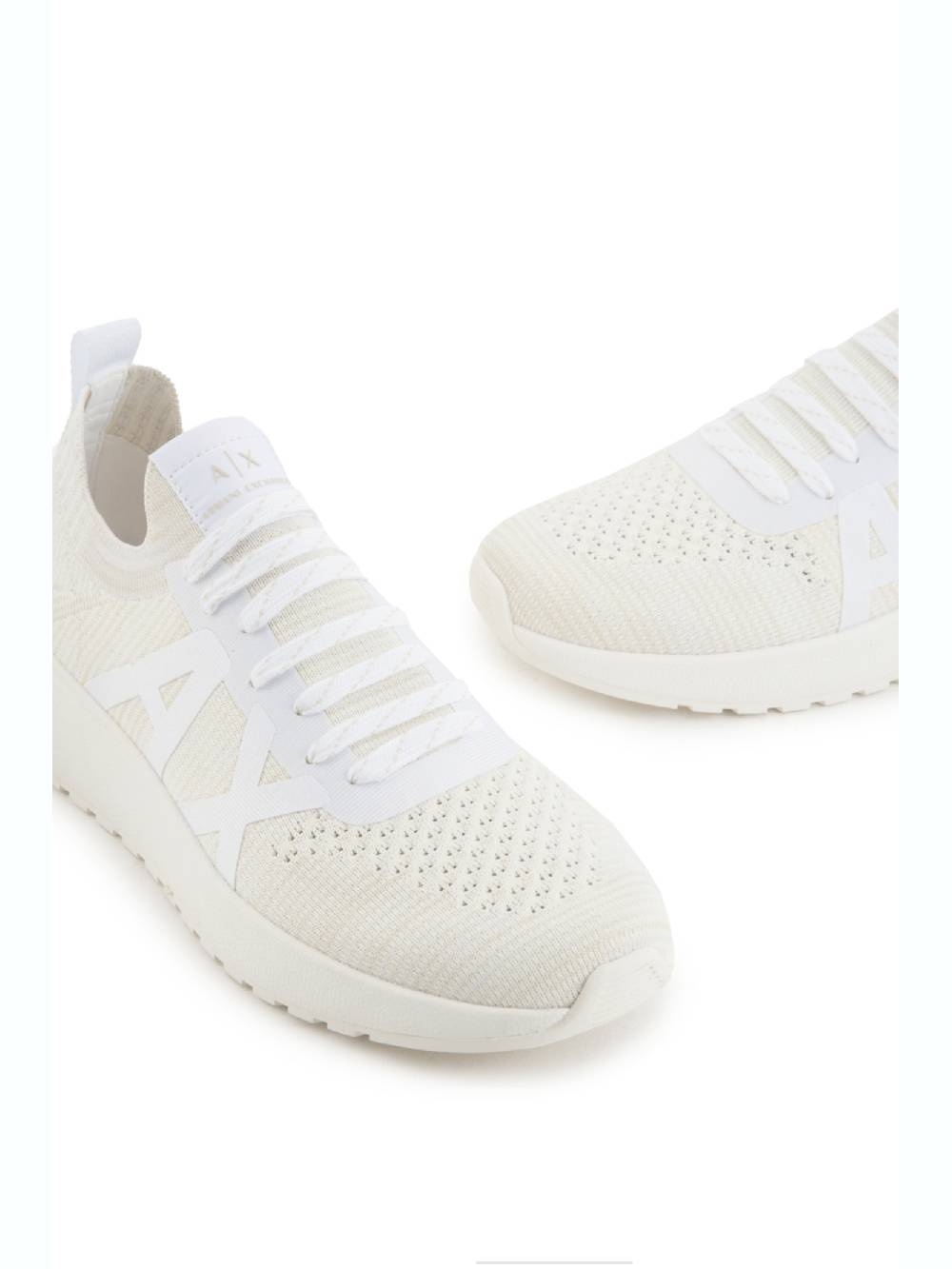 ARMANI EXCHANGE  Sneakers Bianche in Pelle da Uomo Armani Exchange Online