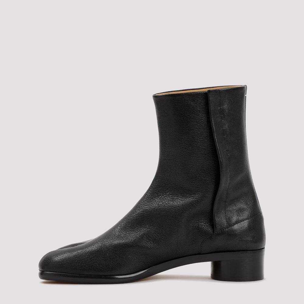 MAISON MARGIELA  Stivaletti Tabi Maison Margiela in Pelle Nera - Tacco 3cm In Vendita