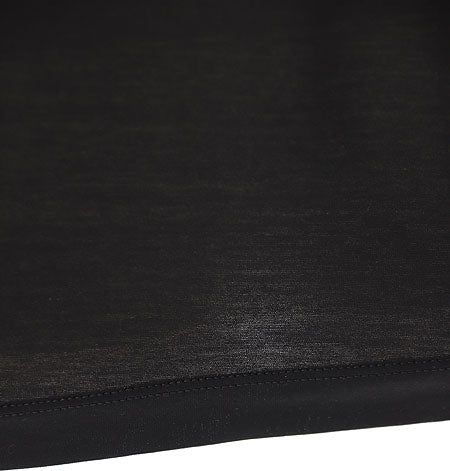 EMPORIO ARMANI  T-Shirt Uomo Emporio Armani in Lyocell e Cotone Nero Saldi Di Fabbrica
