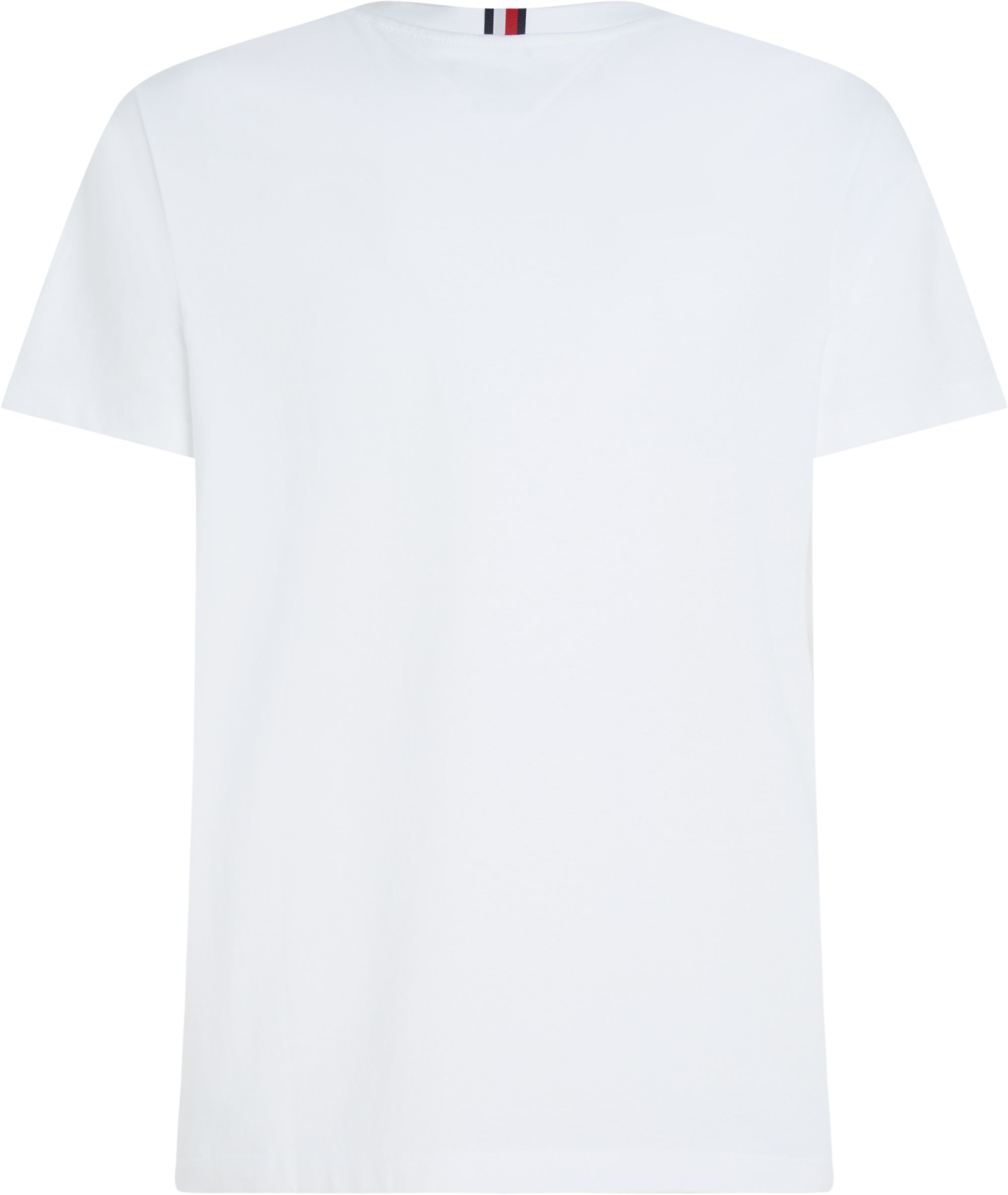 TOMMY HILFIGER  T-Shirt da Uomo Tommy Hilfiger in Cotone Bianco In Saldo