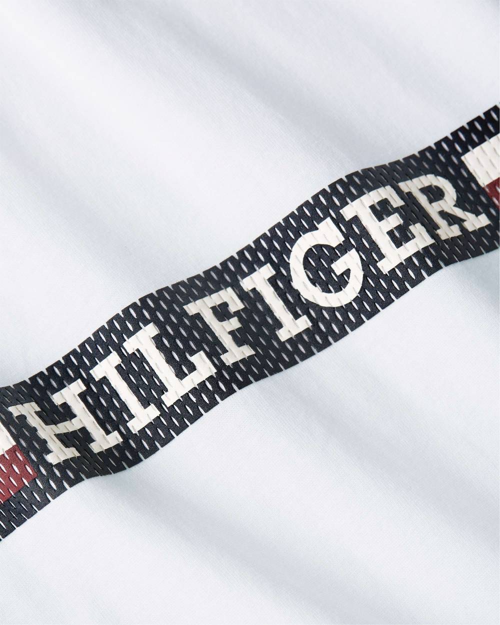 TOMMY HILFIGER  T-Shirt da Uomo Tommy Hilfiger in Cotone Bianco In Saldo