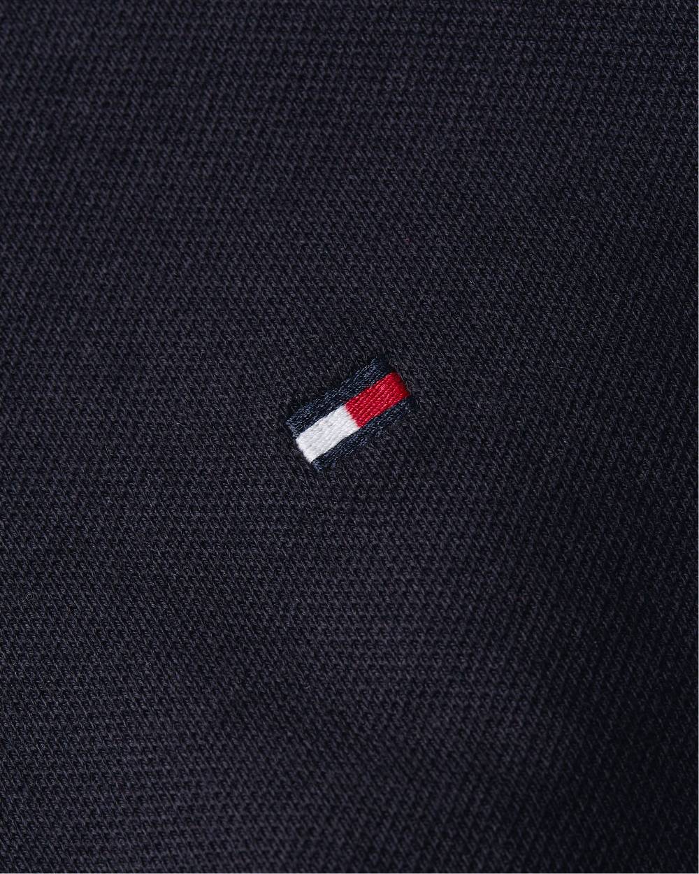 TOMMY HILFIGER  Polo Slim Fit Blu Tommy Hilfiger - Misto Cotone In Linea