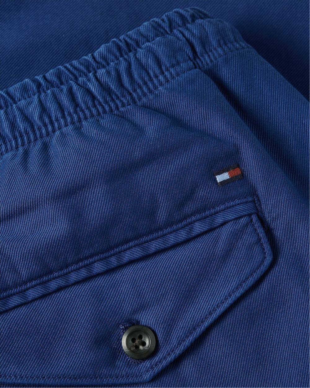 TOMMY HILFIGER  Bermuda Stretch Cotone Blu Uomo Tommy Hilfiger Nuovo