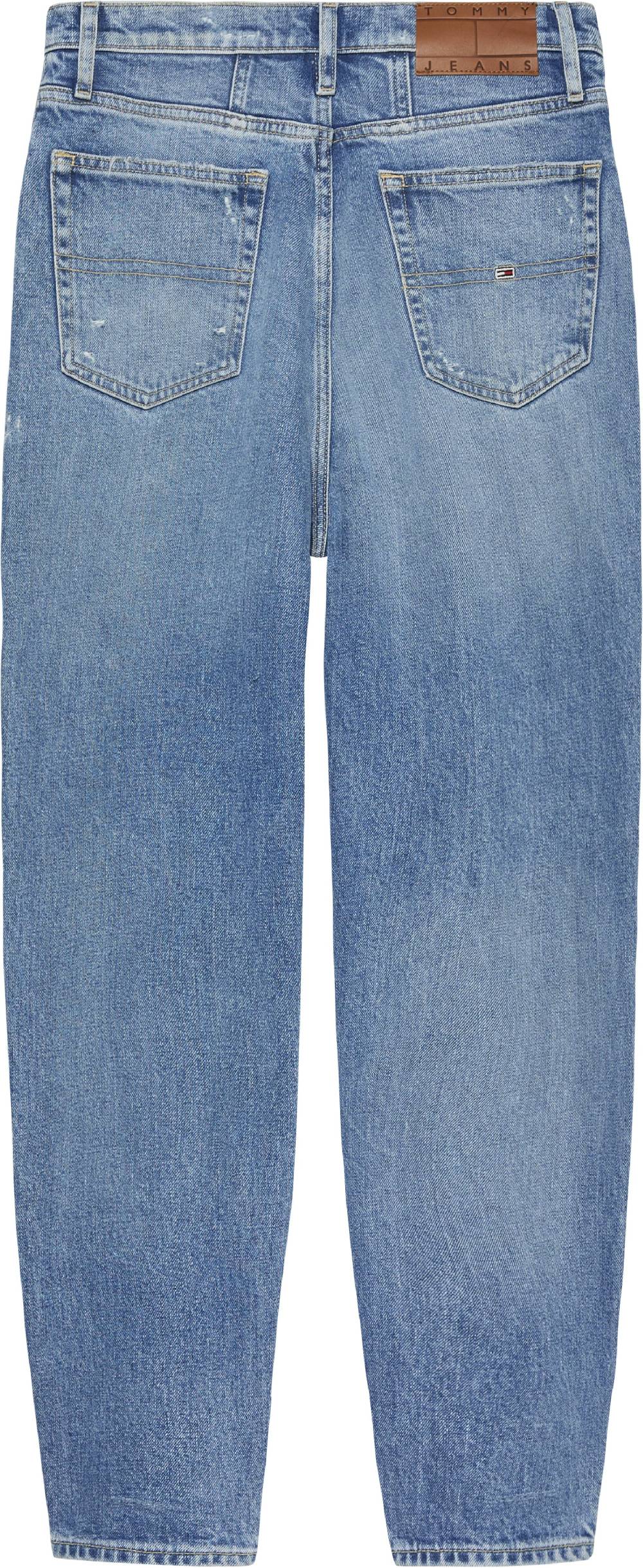 TOMMY JEANS  Jeans Mom Tommy in Cotone Elasticizzato Blu da Donna Qualità Garantita