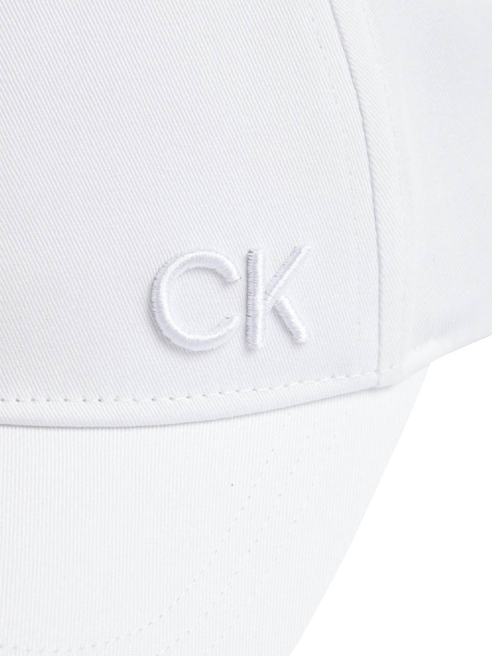 CALVIN KLEIN  Cappello di Cotone Biologico Bianco Calvin Klein - Accessori Donna Negozi Online