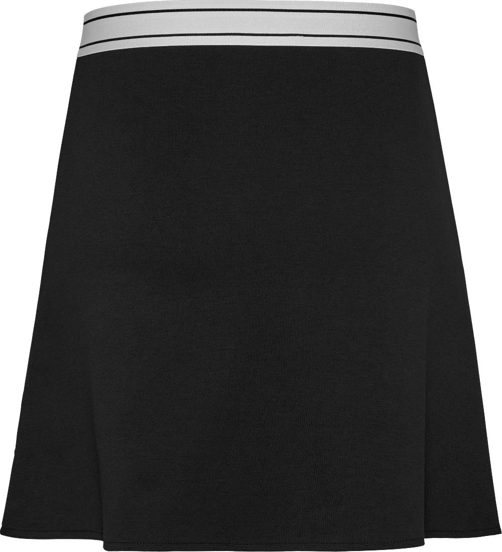 TOMMY JEANS  Gonna Nera Tommy Jeans - Tessuto Elasticizzato Viscosa Donna Acquista Ora