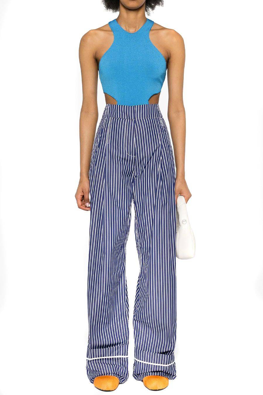 DES PHEMMES  Pantaloni di Seta Multicolori DES PHEMMES per Donna Sottocosto