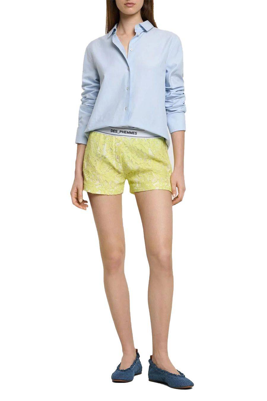 DES PHEMMES  Pantaloni Lime DES PHEMMES per Donne - 100% Poliestere Convenienza