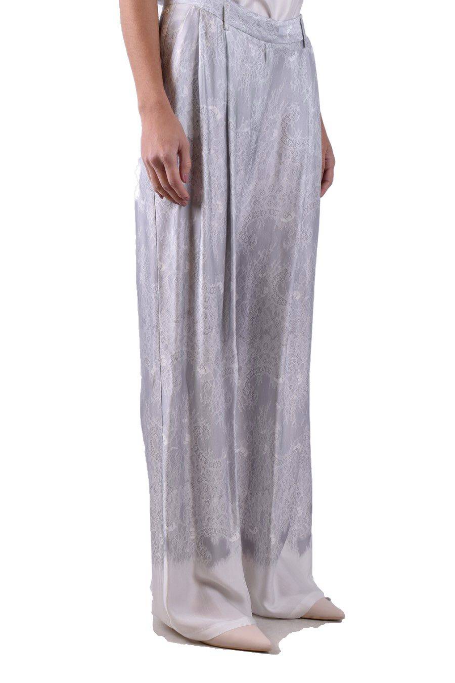 ERMANNO SCERVINO  Pantaloni Donna Ermanno Scervino Grigio in Viscosa Presa