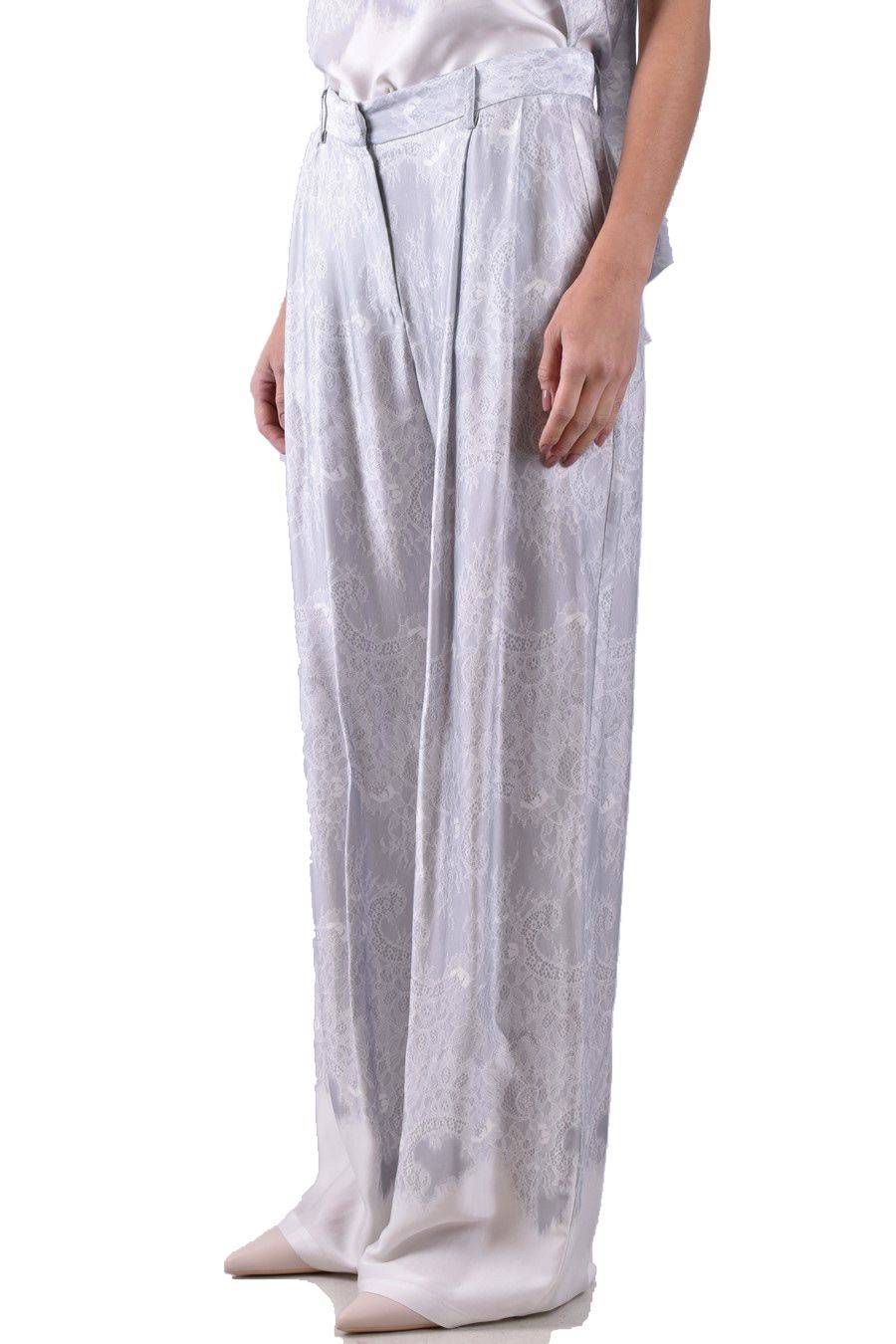 ERMANNO SCERVINO  Pantaloni Donna Ermanno Scervino Grigio in Viscosa Presa