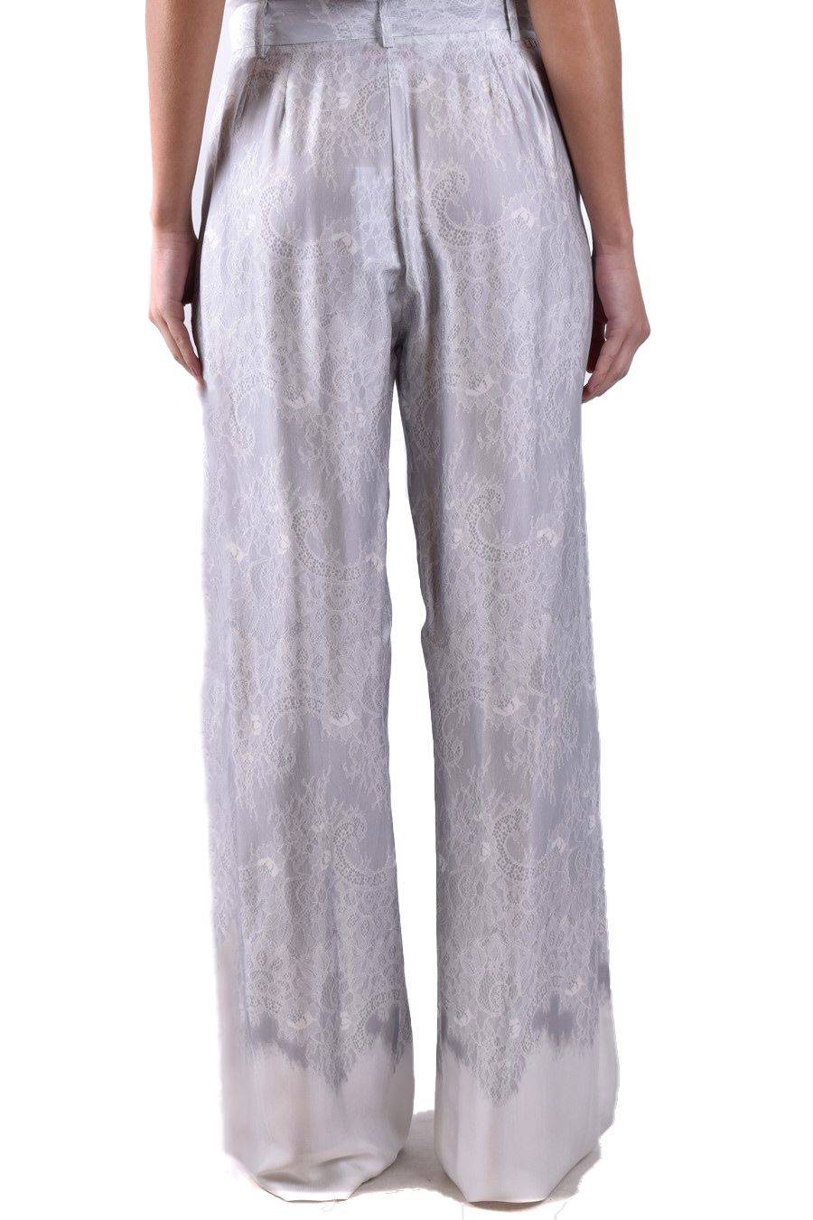 ERMANNO SCERVINO  Pantaloni Donna Ermanno Scervino Grigio in Viscosa Presa