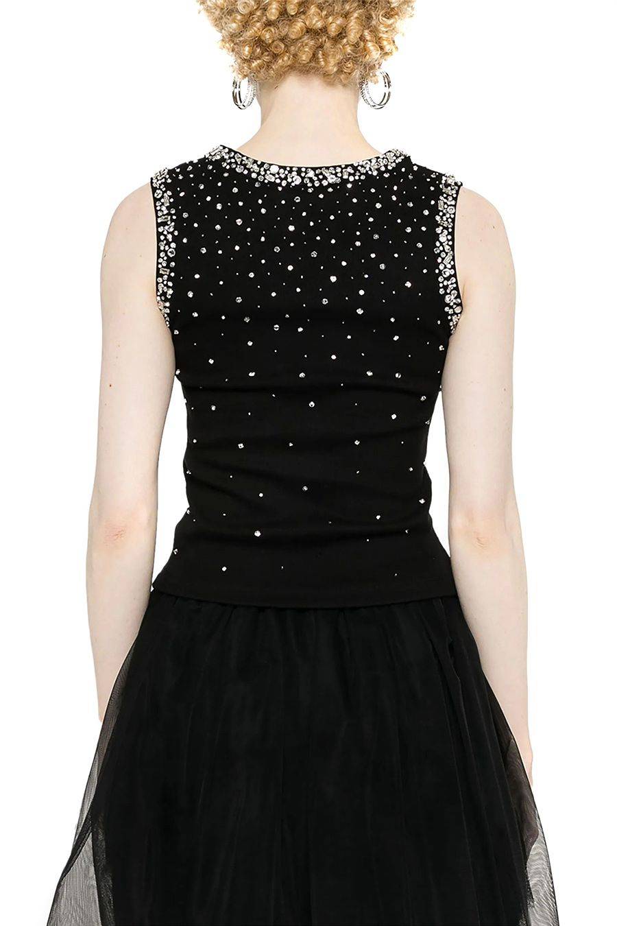 DES PHEMMES  Maglia Nera in Cotone DES PHEMMES per Donna - DP613110 Outlet
