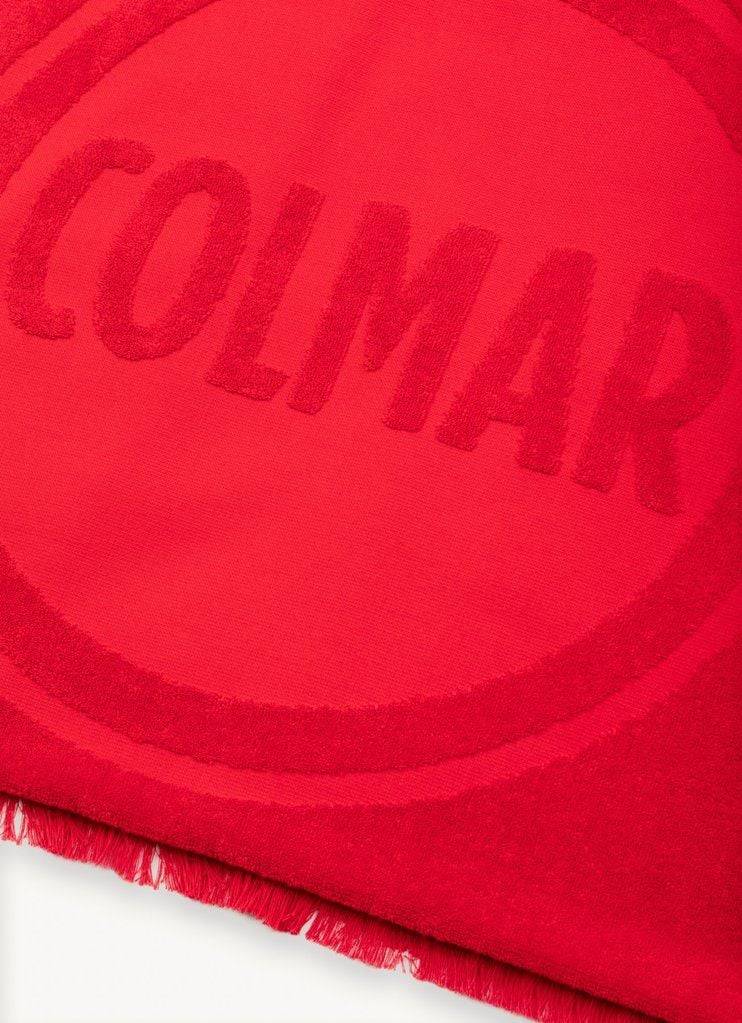 COLMAR  Asciugamano da Spiaggia Rosso in Cotone Unisex Colmar con Frange Vendita Calda