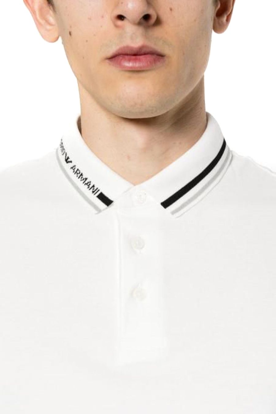 EMPORIO ARMANI  T-Shirt Emporio Armani da Uomo in Cotone Avorio Promozione